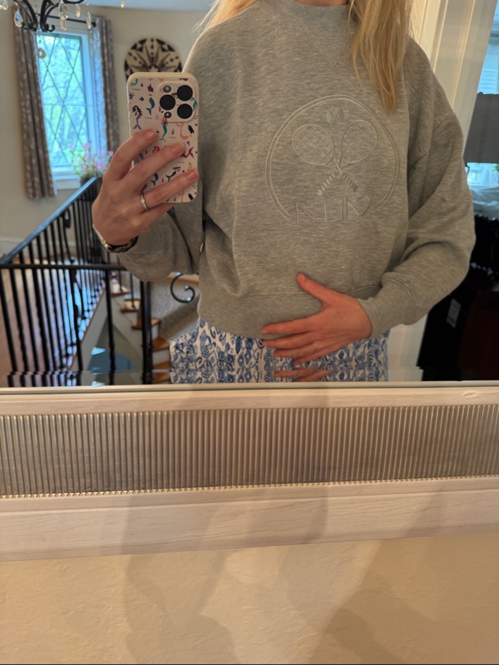 Calia Embroidered Logo Crewneck Sweater - Women